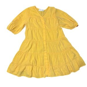 Zara Sunny Yellow Kids Dress